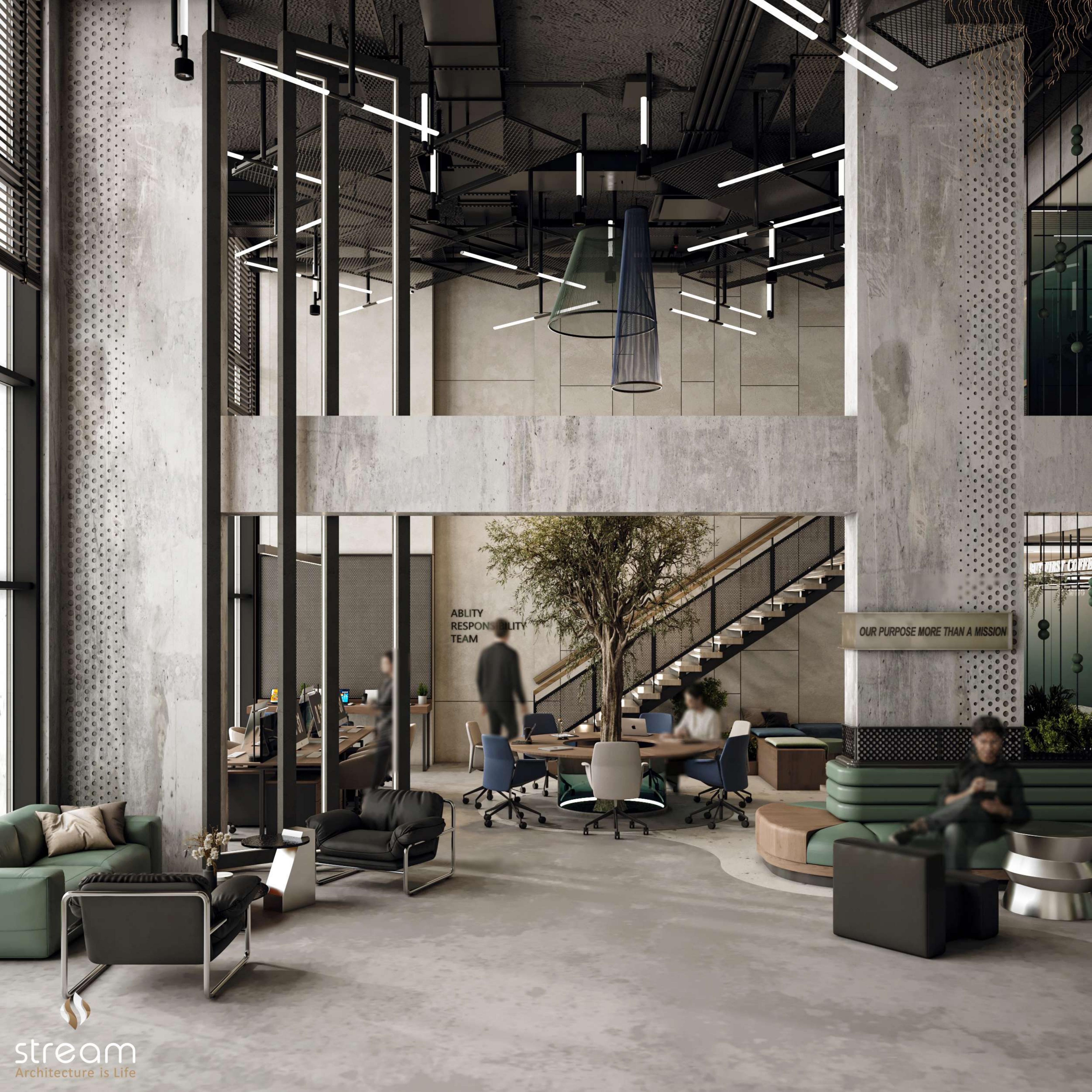 Lobby entrance Founders Zone Riyadh