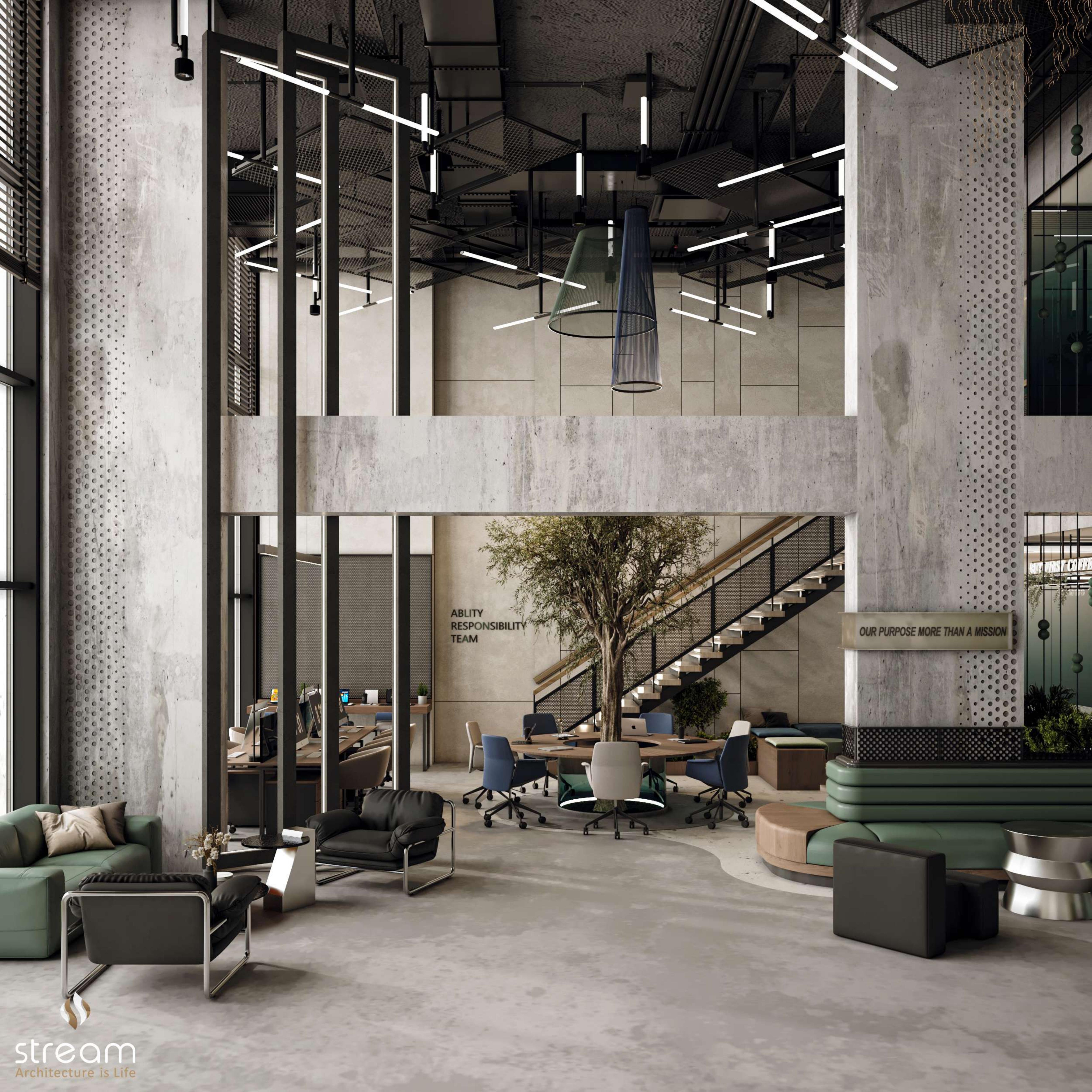 Founders Zone premium workspace interior Riyadh